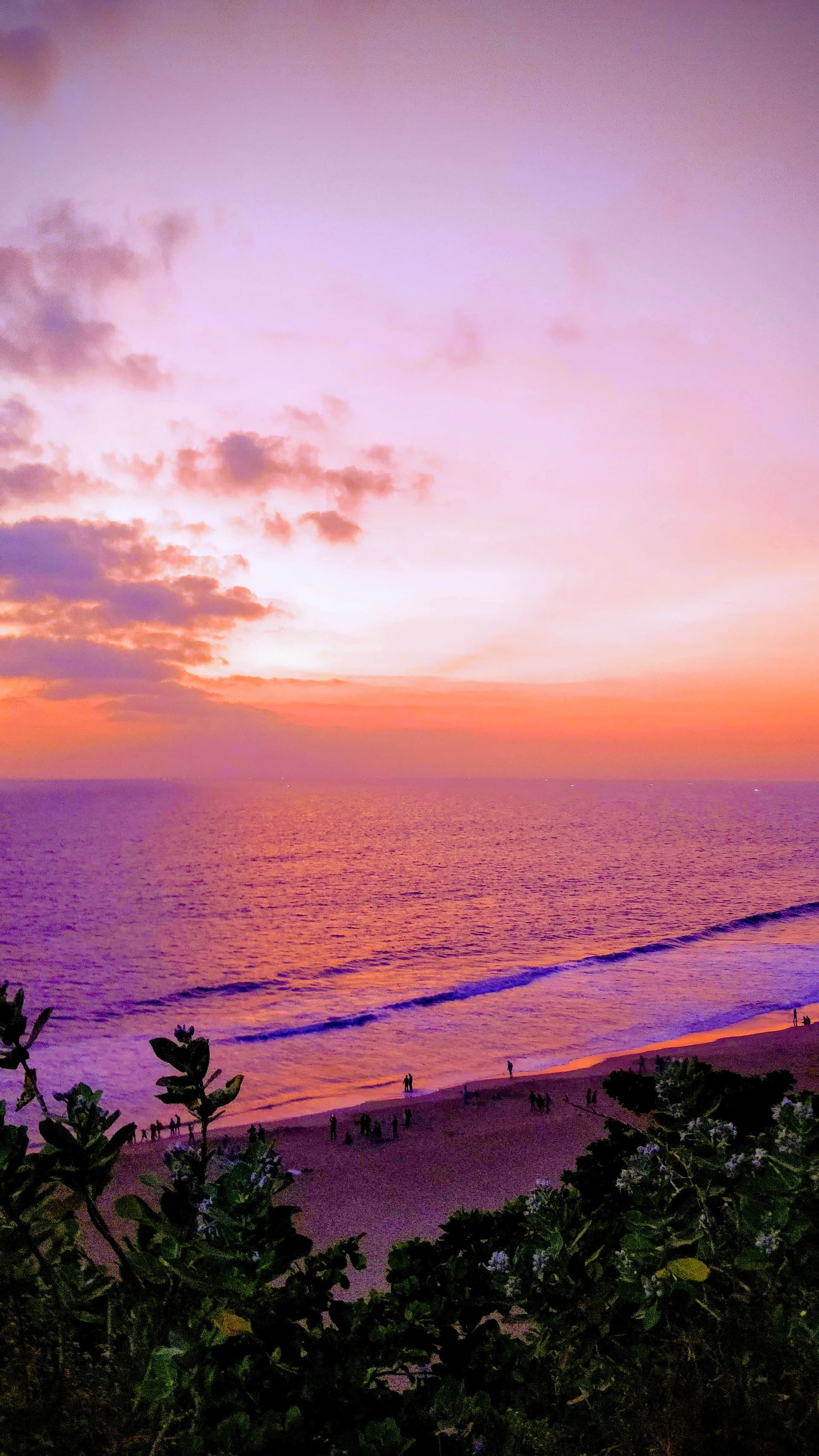 Sunset over Varkala