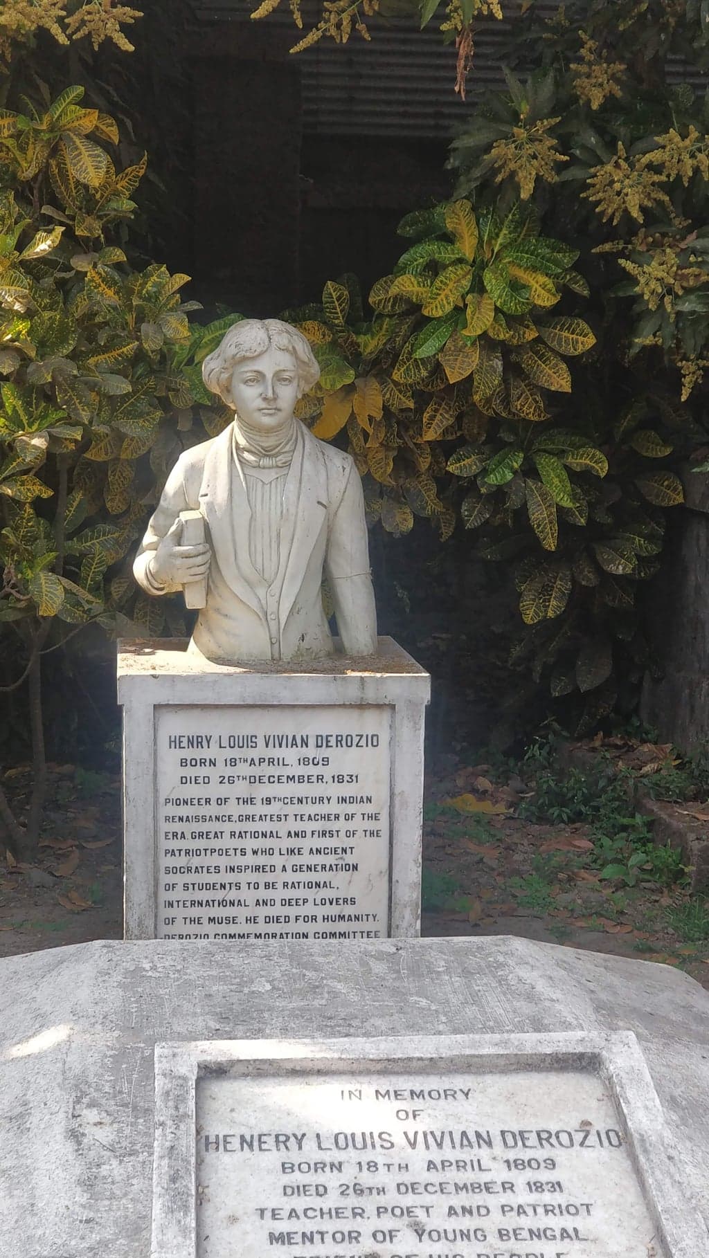 Henry Louis Vivian Derozio, 1809–1831 — poet, teacher, rebel, dead at twenty-two